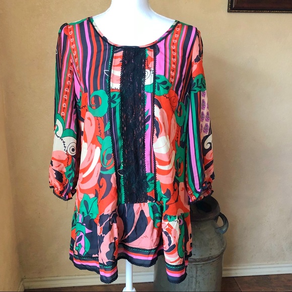 Anthropologie Tops - Odille Minted Melon Tunic-10